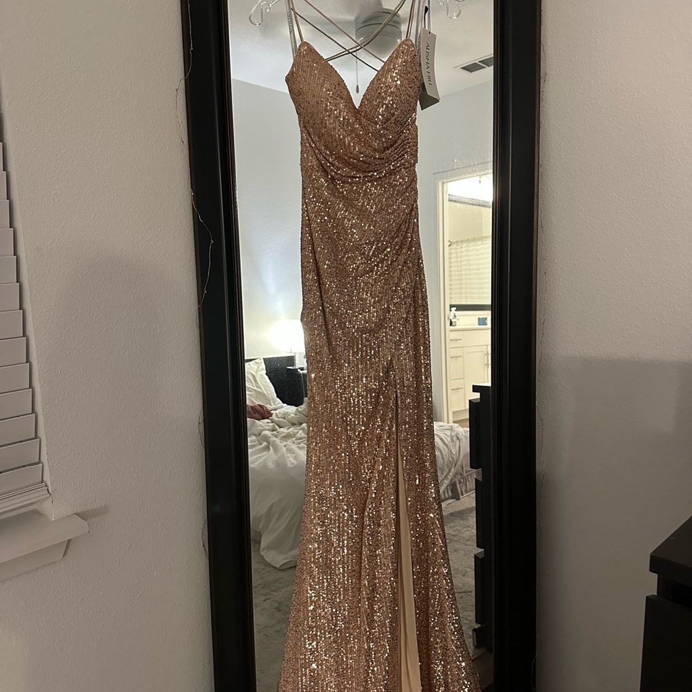 Alisha Hill Champagne Sequin Dress